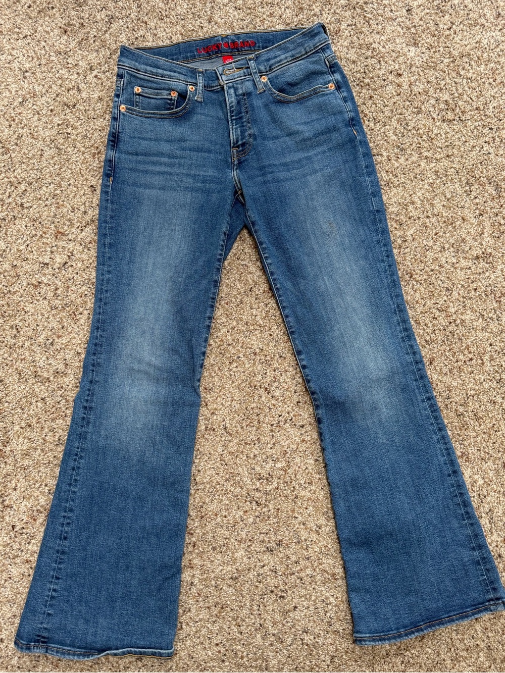 Lucky Brand Blue Flare Jeans for Women